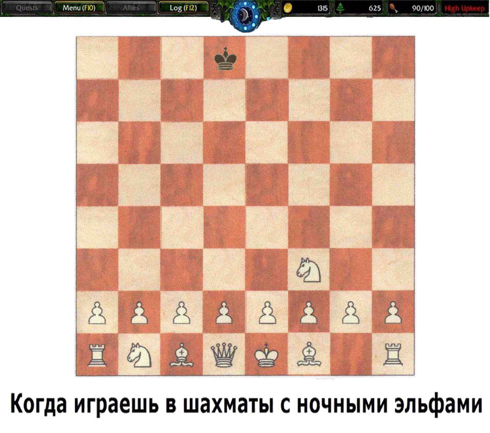 Chess - Chess, Elves, Night elfs, Warcraft 3