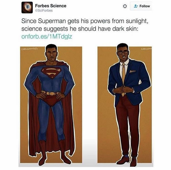 Will they make Superman a Negro? - Superman, Black people, The science