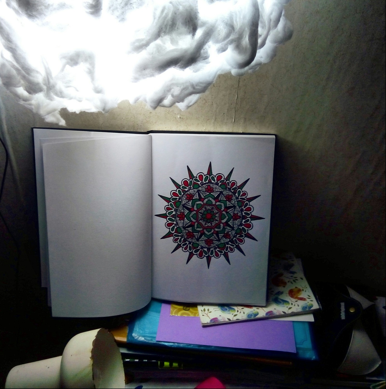 When you can't do academic drawing... - My, My, Mandala, Drawing, Longpost