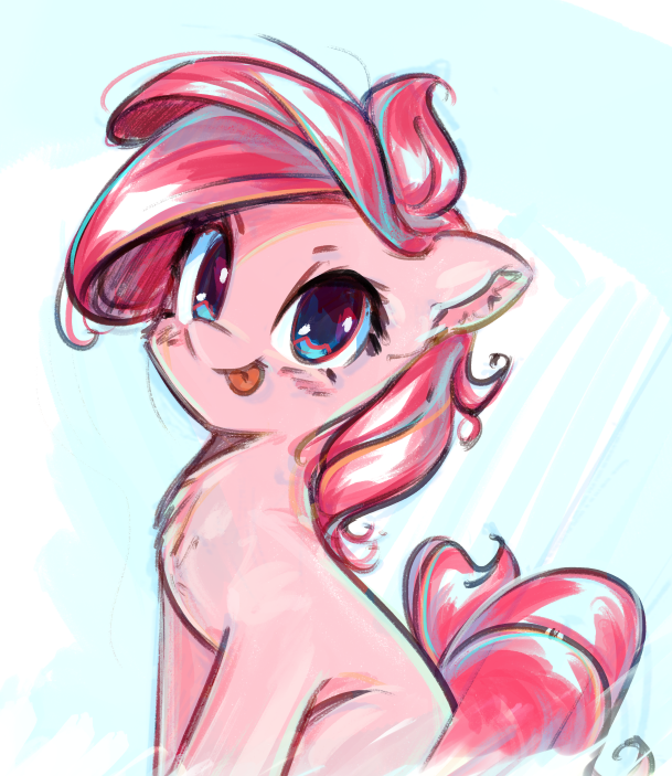 Punpunkiepie - My Little Pony, PonyArt, Pinkie Pie, Mirroredsea