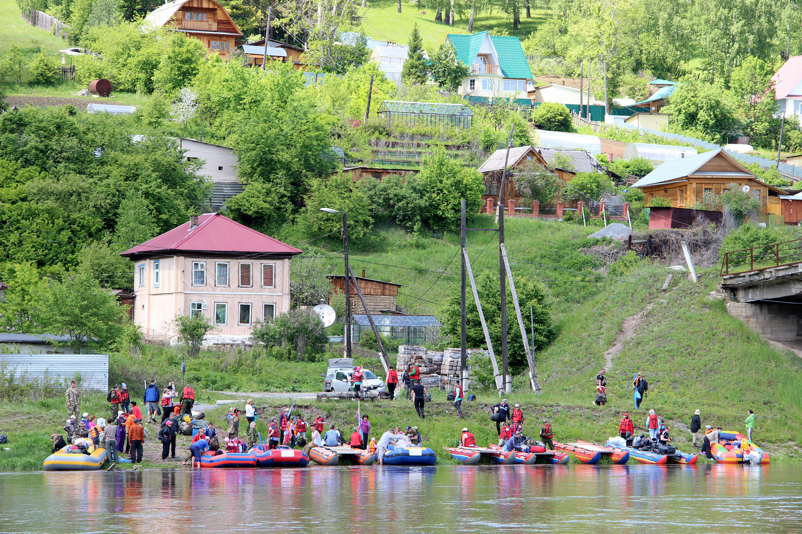 As we celebrated the Day of Russia. - My, Russia Day, Tourism, Alloy, River, River Ai, Ural, Holidays, The photo, Longpost