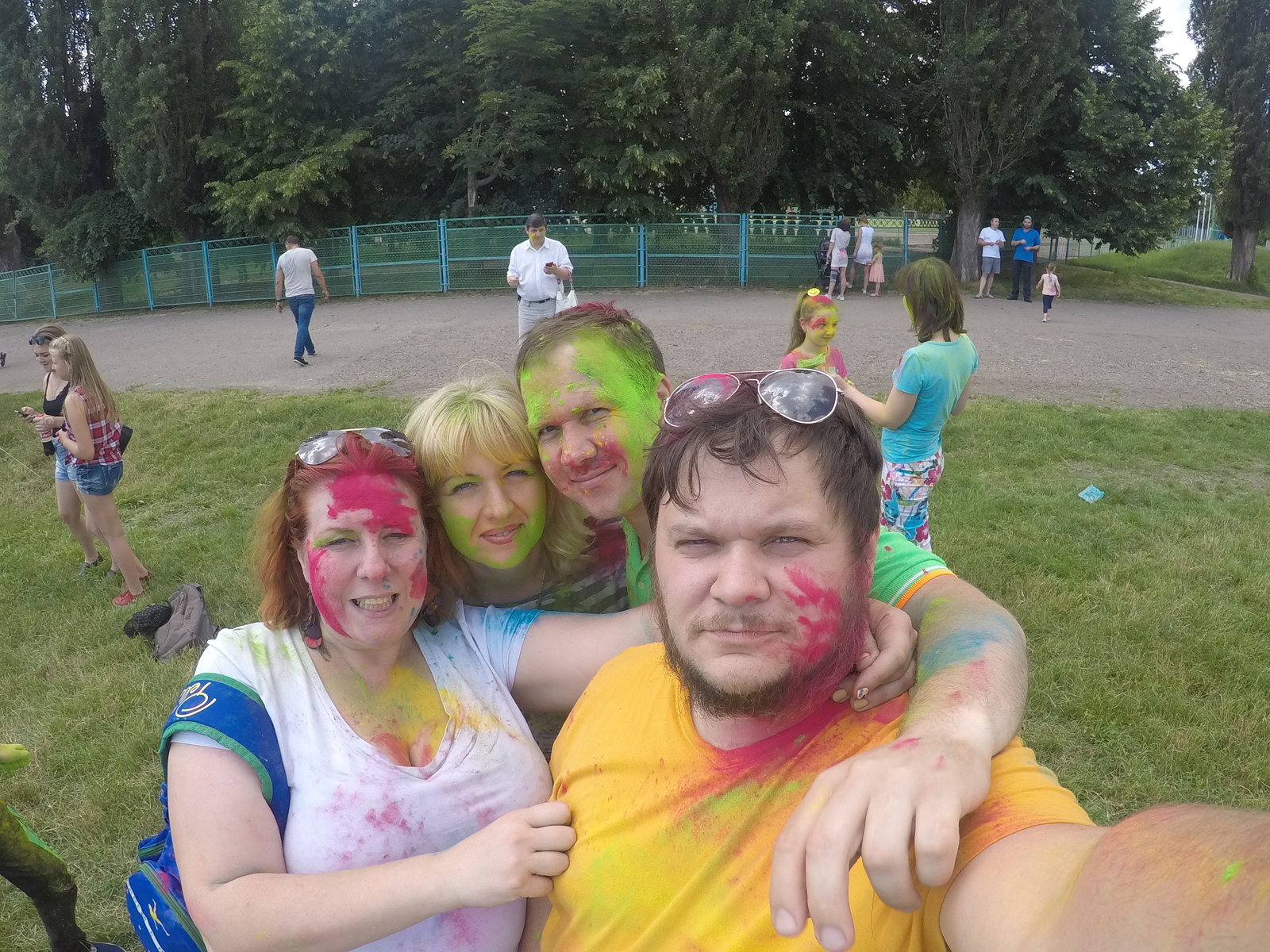 We visited the Goncharsky dendrological park and went to the festival of colors #rainbowmusicfest in the city of Krasnodar - Krasnodar, Republic of Adygea, The park, Leisure, Longpost