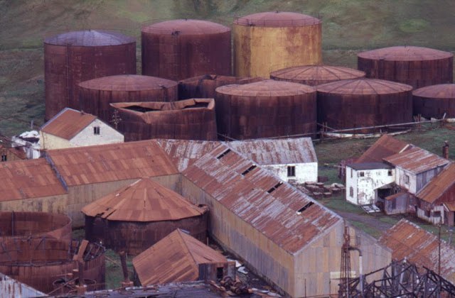 Abandoned whaling station (Great Britain, Grytviken). - , Abandoned, A world without people, Longpost