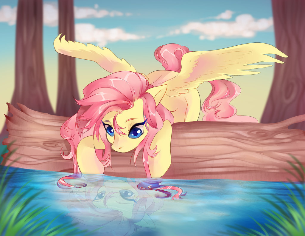 Alone Time - My Little Pony, PonyArt, Fluttershy