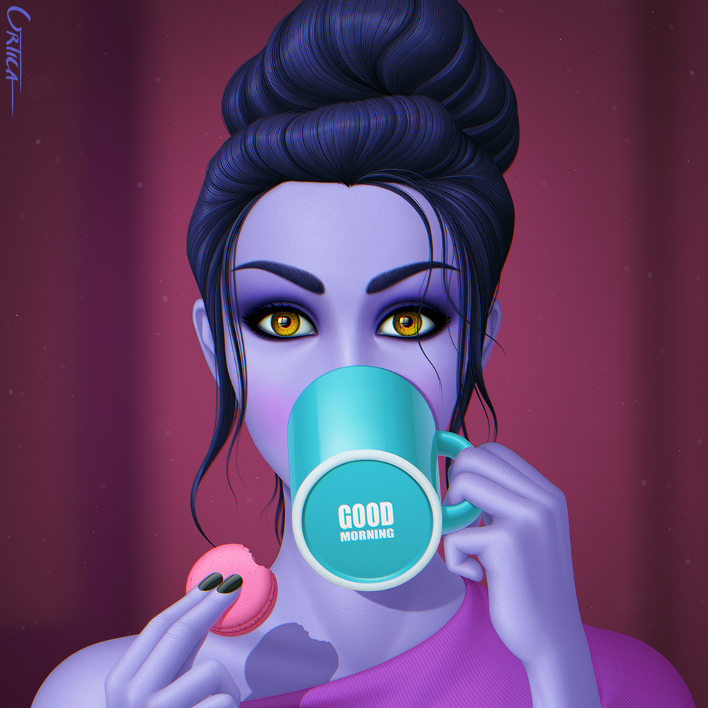 Good morning! - Overwatch, Widowmaker