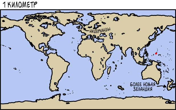 Осушение океанов - XKCD, Океан, Суша, Длиннопост