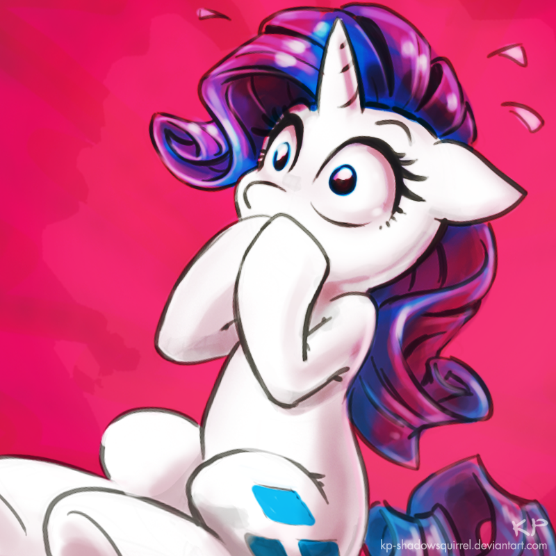 Oh Dear! - Art, My little pony, PonyArt, Kp-Shadowsquirrel, Rarity