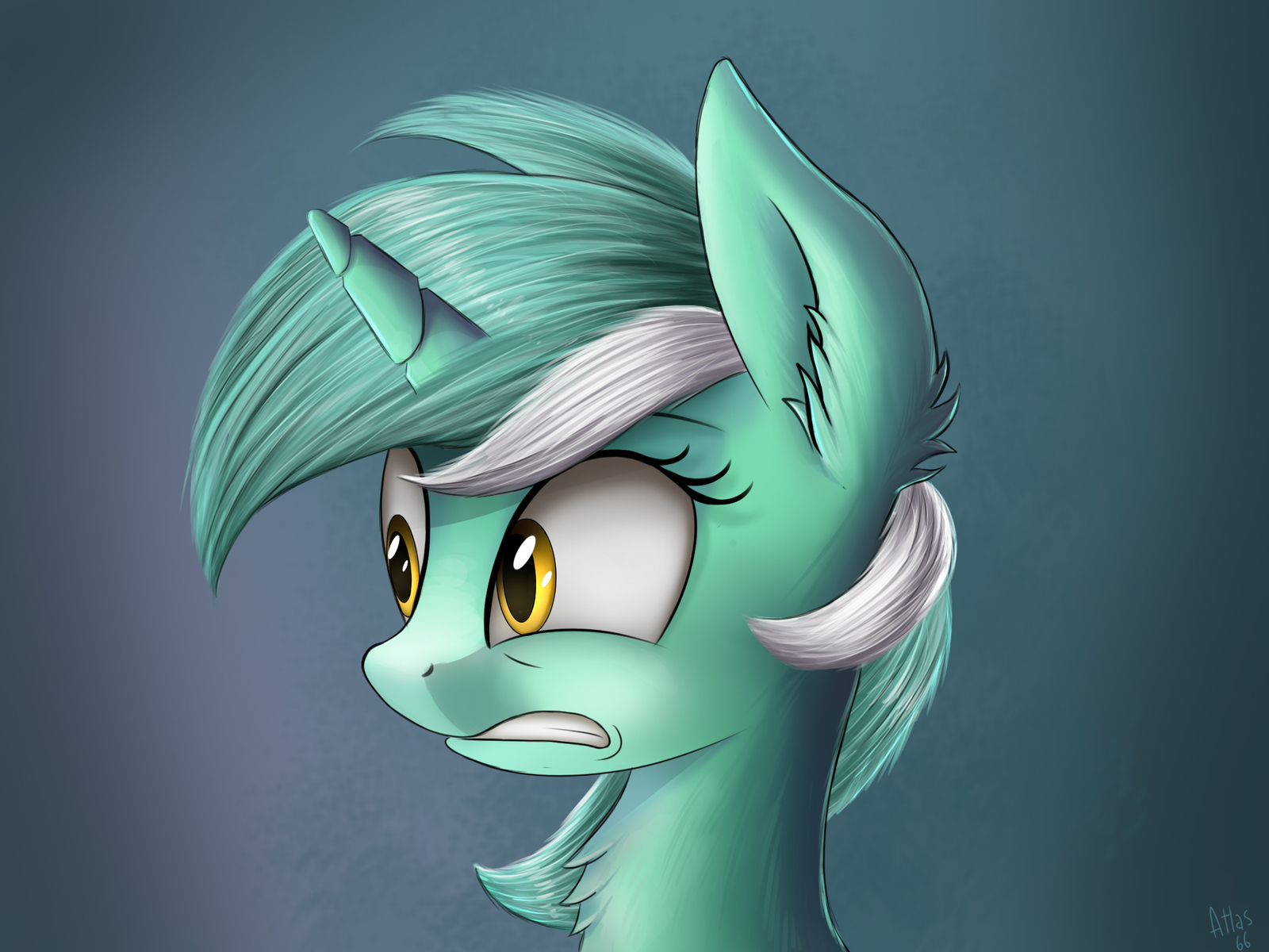 What did Lyra see? - My little pony, Lyra heartstrings, Art, Deviantart