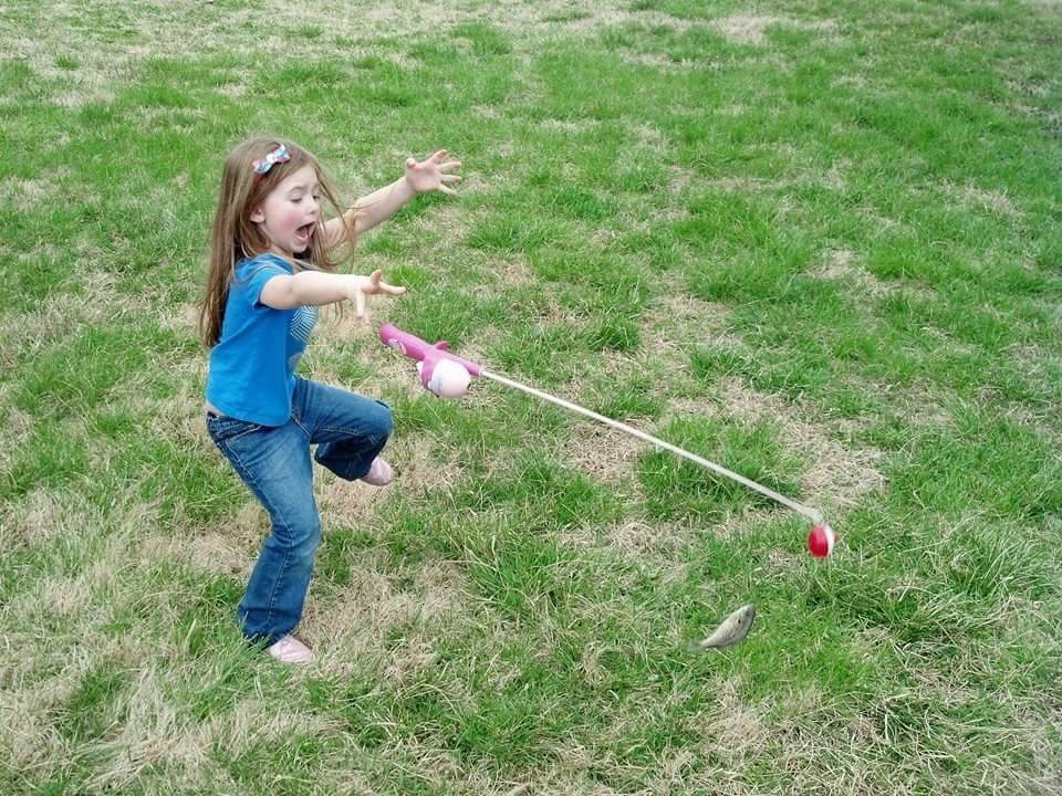 First catch - Girl, Fishing, Lucky shot, Lucky moment