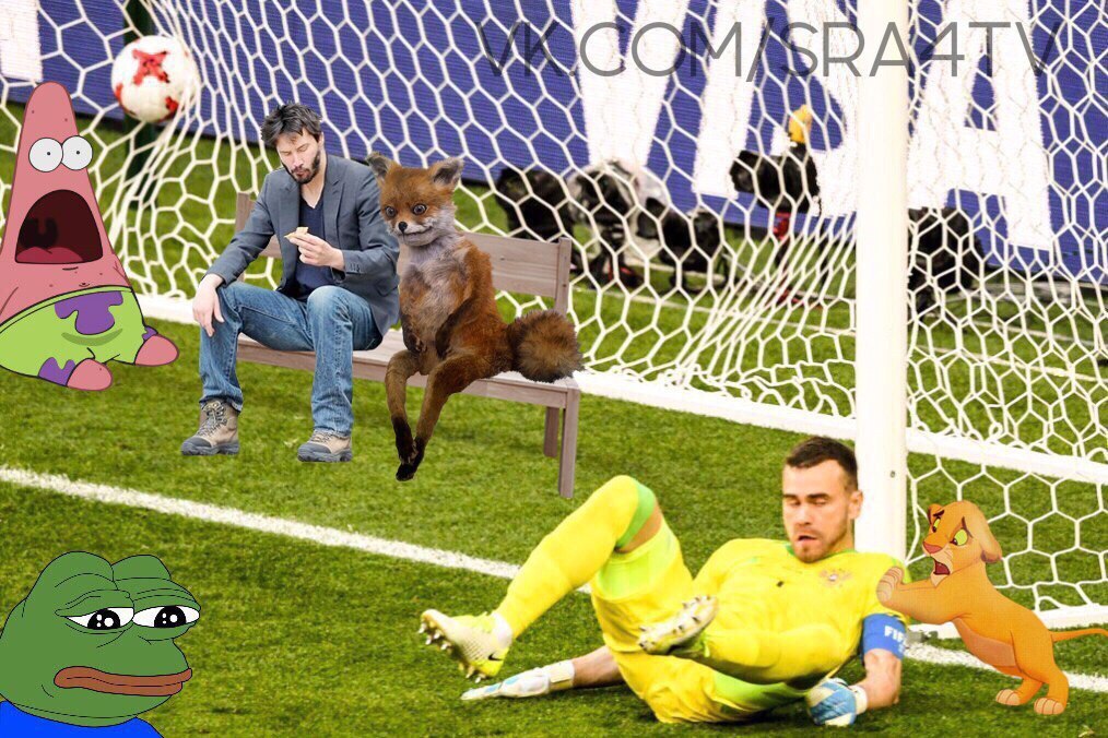 Dozed off - Football, A. A. Akinfeev, Goalkeeper, Fell asleep, Not mine, Igor Akinfeev, Falling asleep