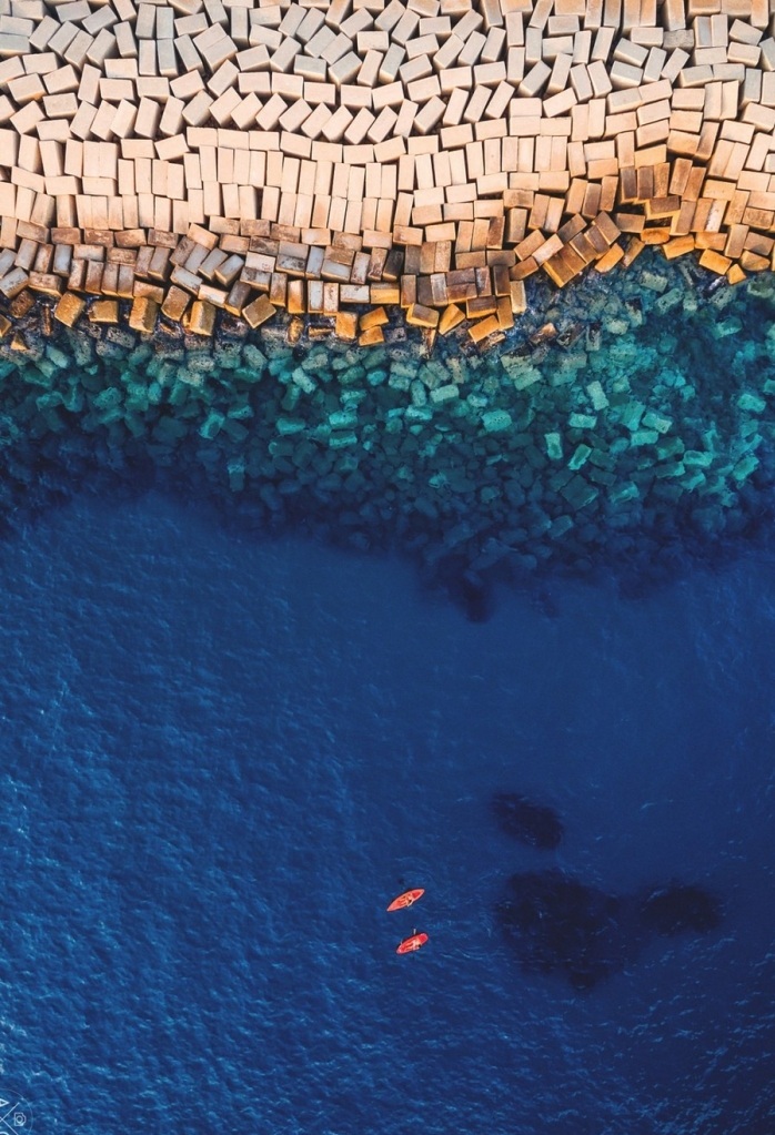 Beautiful frame - Lagoon, The photo, Lucky shot, View from above, Lucky moment