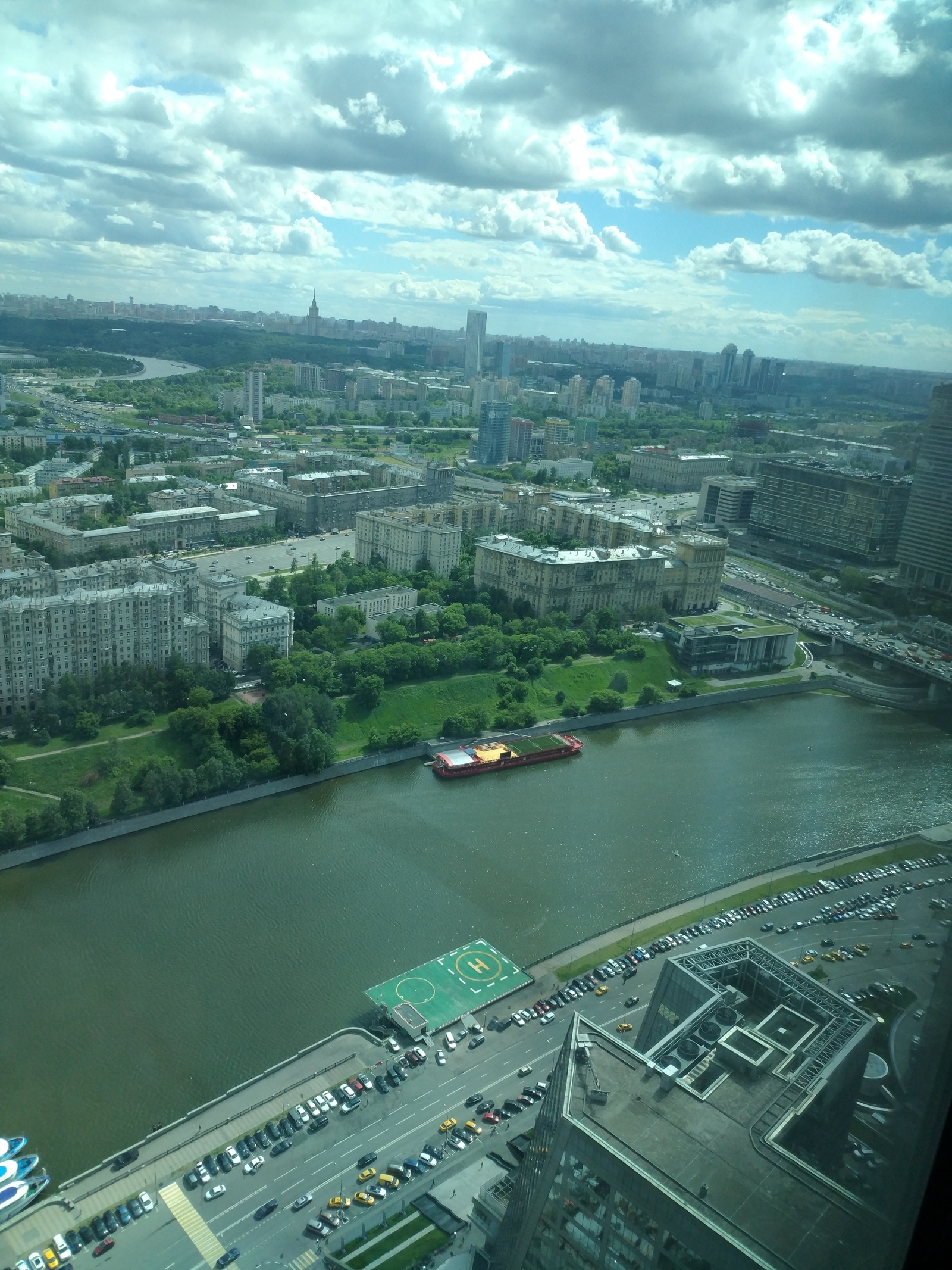 Football barge on the Moscow river - Moscow, River, Football, Longpost