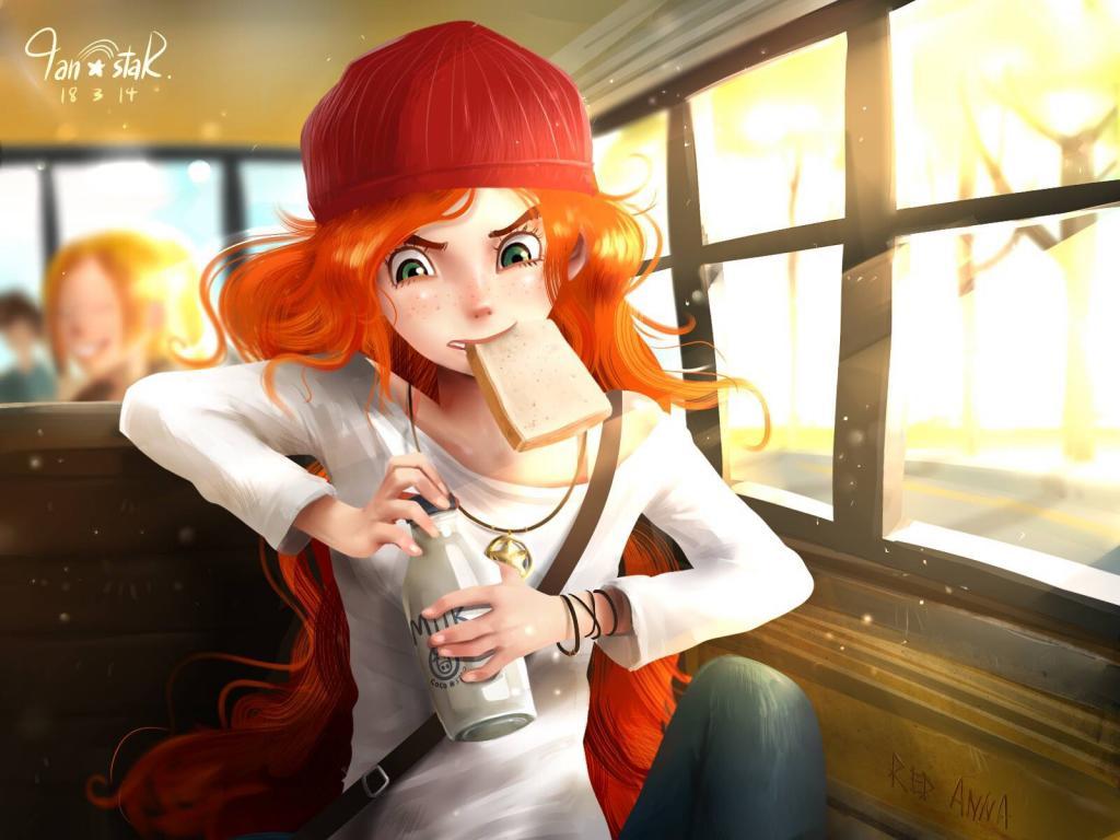 Red Anna by Tan-star Artist - Art, Behance, , Redheads, , Longpost