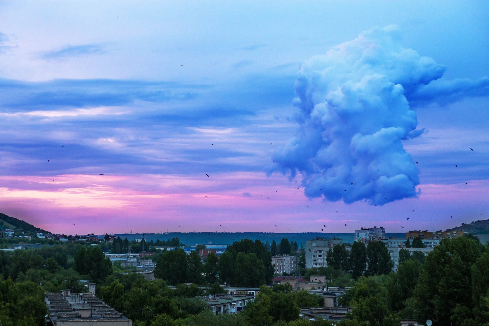 Interesting cloud over Morkvashi - Russia, The photo, Clouds