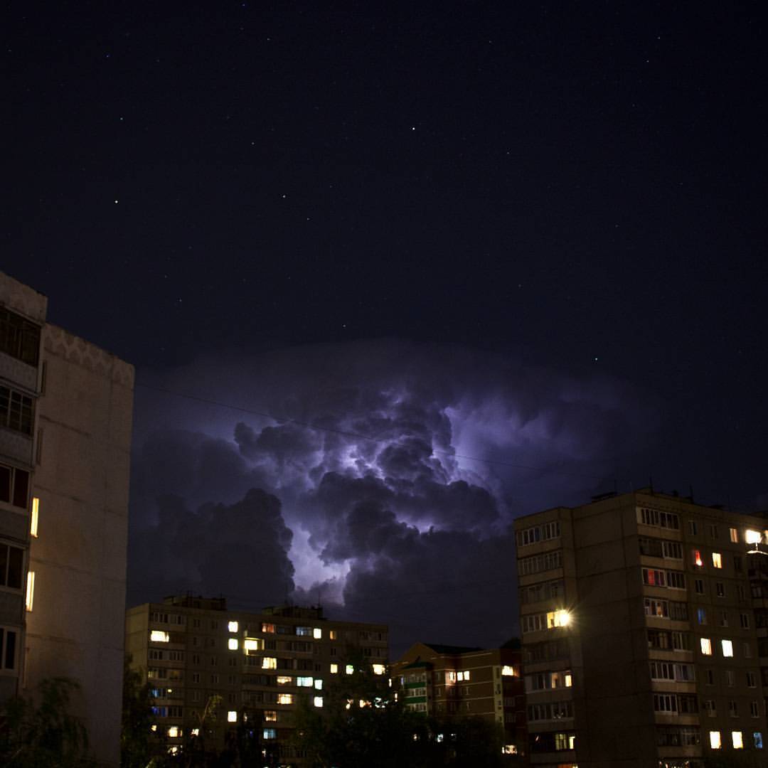 Flight of Thor - My, Lightning, The photo