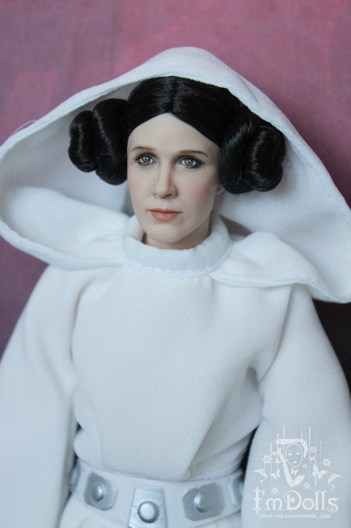 And some more creativity. - My, Star Wars, Princess Leia, Doll, , Repaint, Ooak, , Walt disney company, Longpost, Sketching