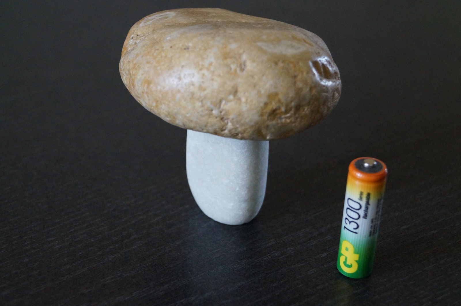 stone mushroom - My, A rock, Mushrooms, , Handmade, With your own hands, The photo, Sculpture, Longpost