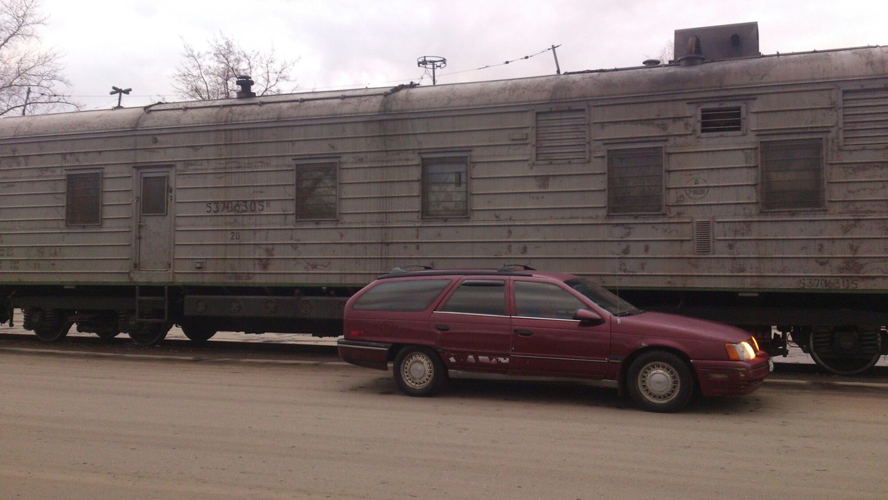 The buckets are rolling! - My, Auto, Ford Taurus, Story, Road accident, The culprit fled, , Real life story, Longpost