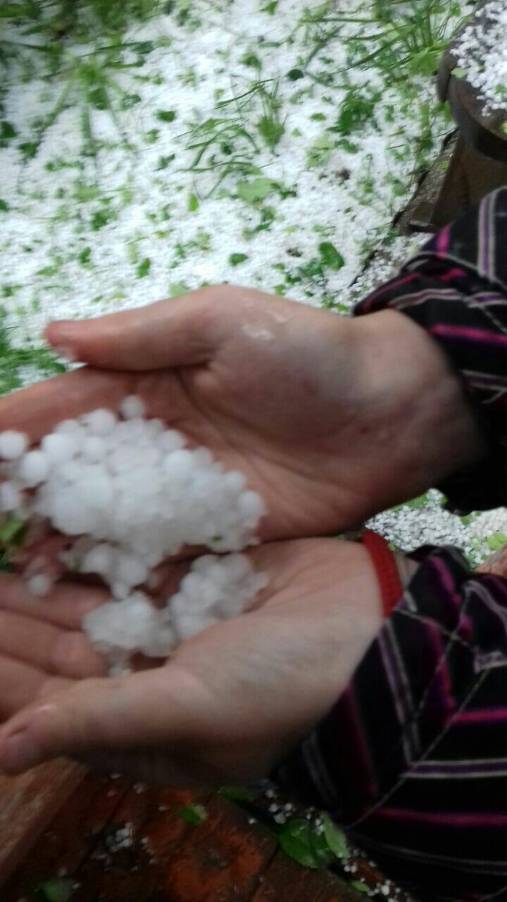 It was the 23rd day of summer.... - Nature, Hail, Tatarstan, Longpost