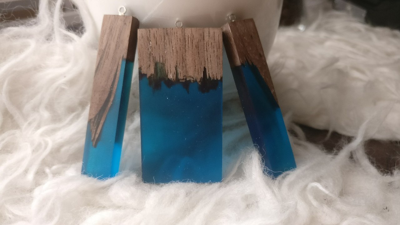 New forms of jewelry - My, Exotic wood, Jewelry resin, Handmade