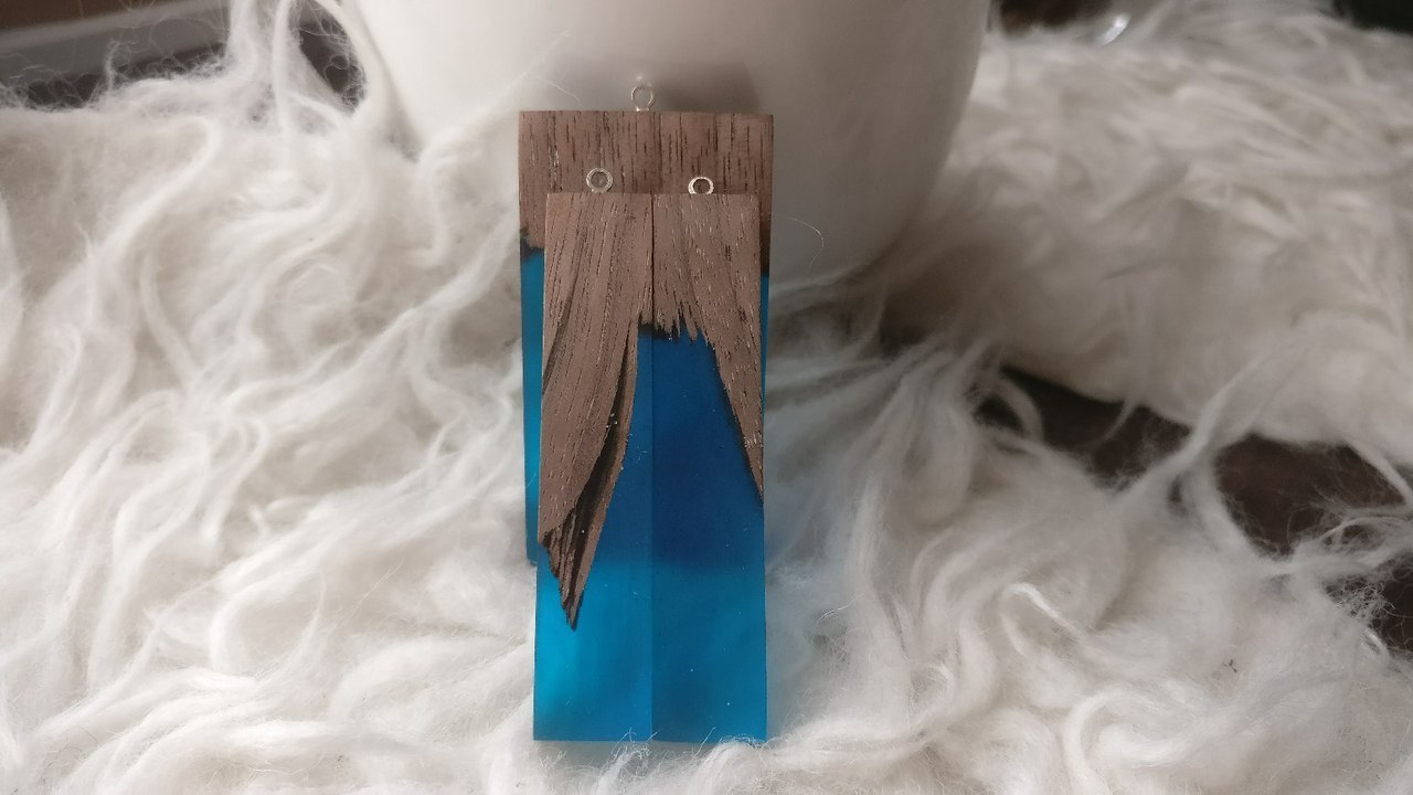 New forms of jewelry - My, Exotic wood, Jewelry resin, Handmade