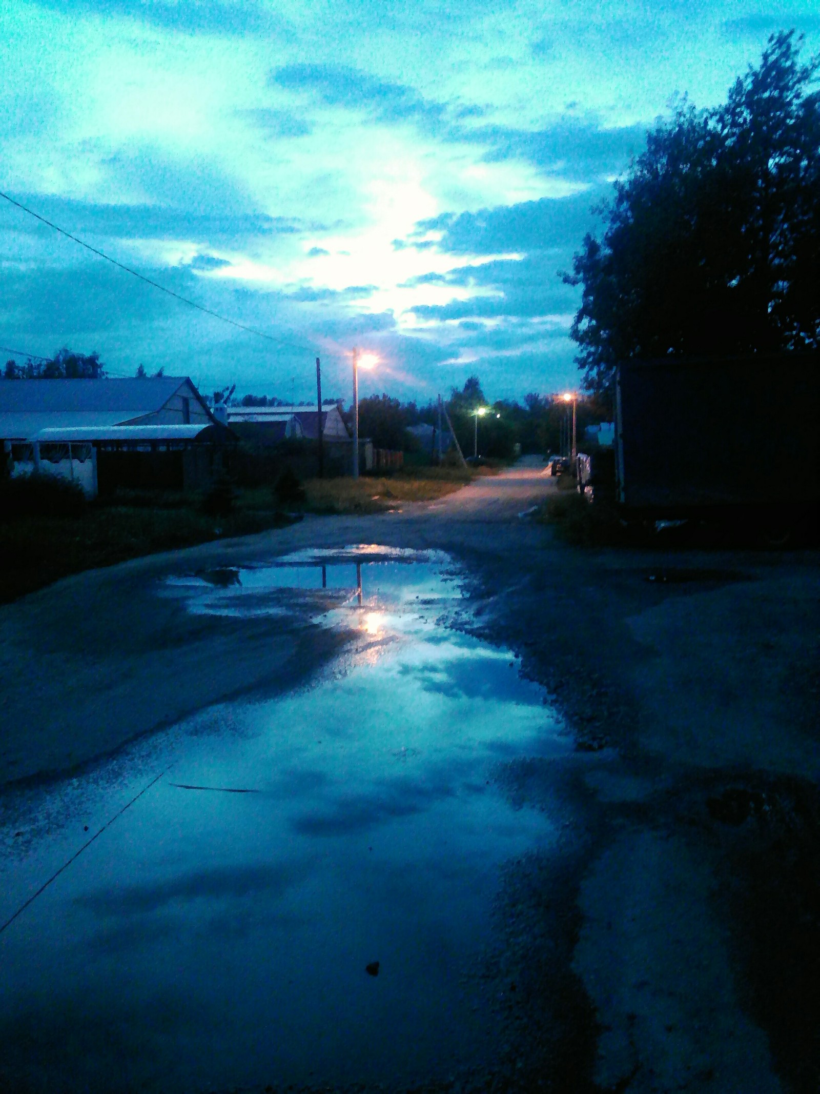 Beautiful photo - My, The photo, Village, Evening, Sunset, Beautiful