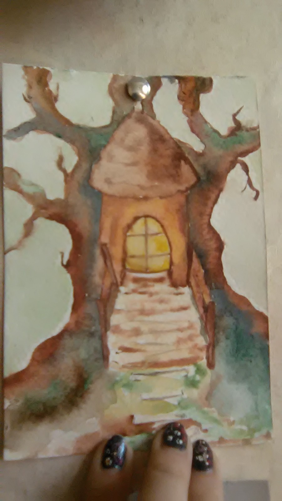 A new portion of postcards for those who wish) fabulous houses) - My, Watercolor, Postcard, Art, Presents, Longpost