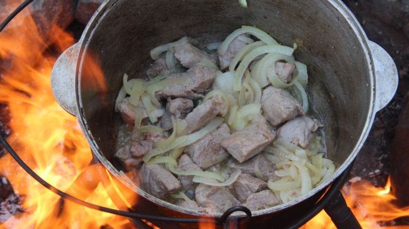 Mashkhurda or strong men's stew in a cauldron | VKAZANE - My, , Food, Recipe, , , Vkazane, Video, Longpost