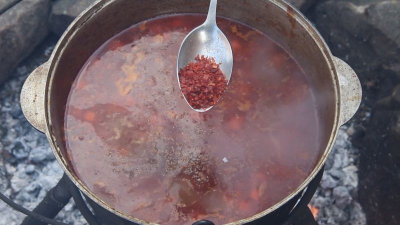 Mashkhurda or strong men's stew in a cauldron | VKAZANE - My, , Food, Recipe, , , Vkazane, Video, Longpost