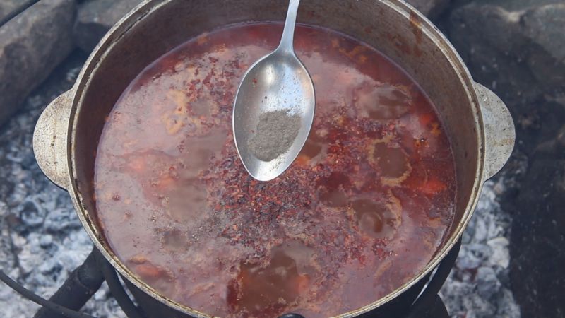 Mashkhurda or strong men's stew in a cauldron | VKAZANE - My, , Food, Recipe, , , Vkazane, Video, Longpost