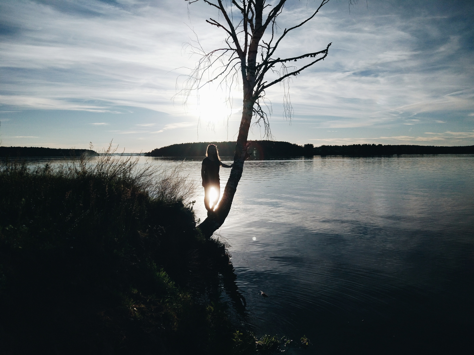 Озернинское водохранилище - Моё, Озернинское водохранилище, Водохранилище, Подмосковье, Руза, Фотография, Природа, Закат, Длиннопост