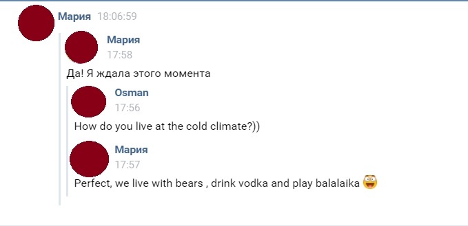 When you live in Russia, you are obliged to support stereotypes - My, Russia, Russians, Vodka bears balalaika