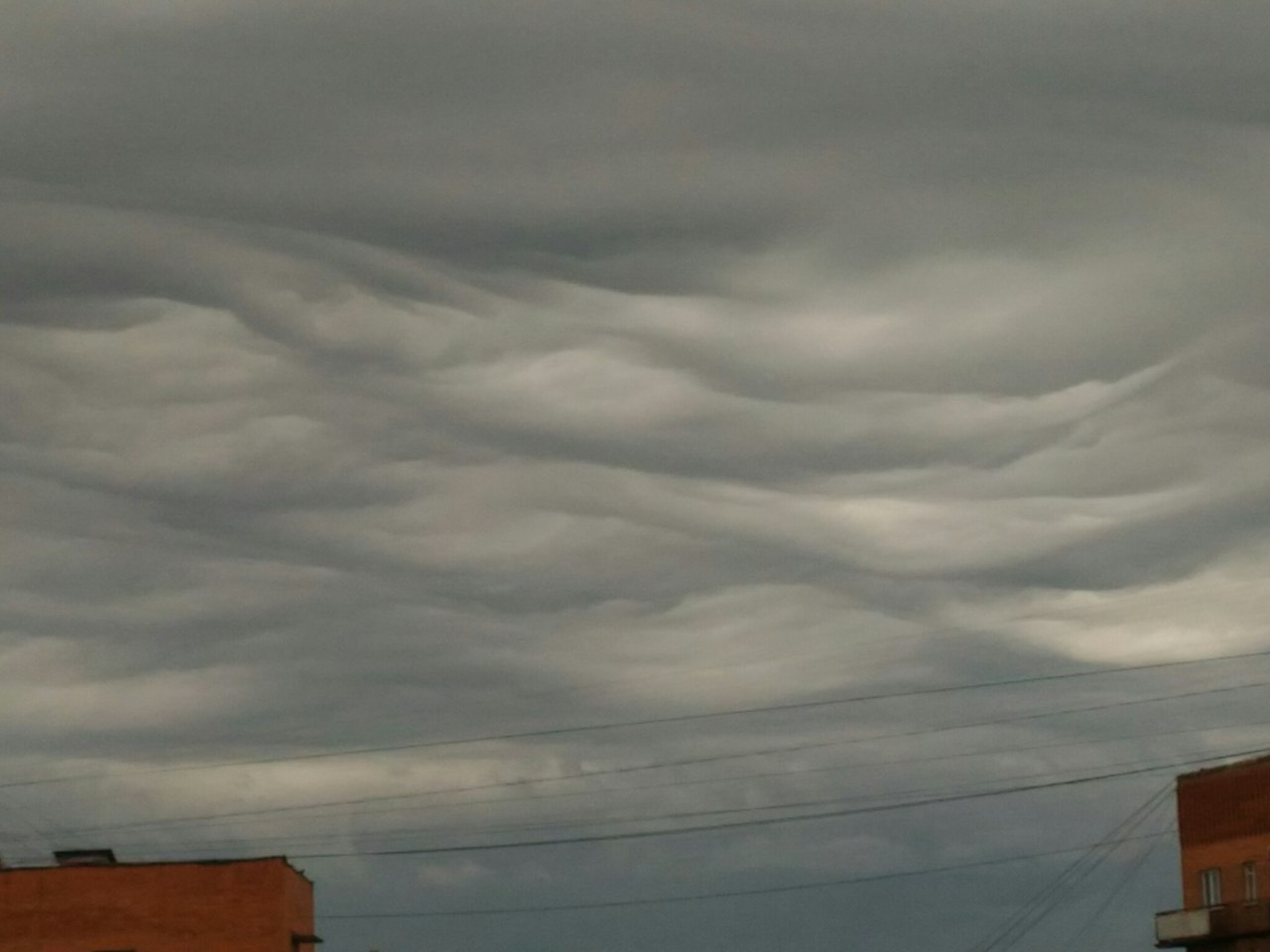 Unusual clouds - My, Sky, Clouds, Longpost