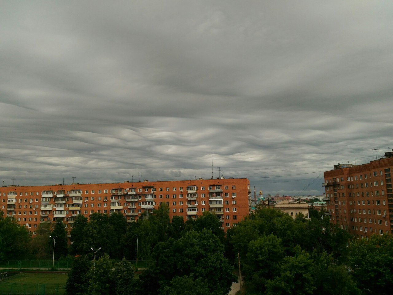 Unusual clouds - My, Sky, Clouds, Longpost