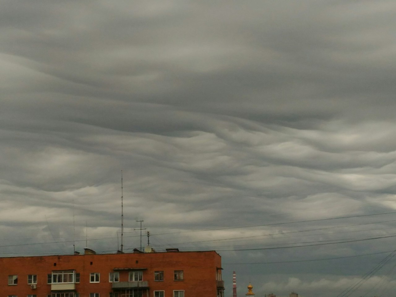 Unusual clouds - My, Sky, Clouds, Longpost