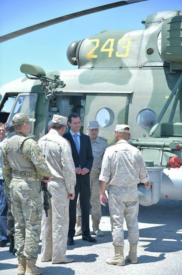 Bashar al-Assad at the Russian Khmeimim airbase - Syria, Russia, Politics, Khmeimim, Bashar al-Assad, Military, Technics, Longpost