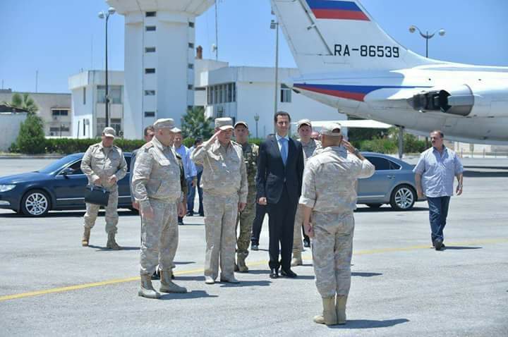 Bashar al-Assad at the Russian Khmeimim airbase - Syria, Russia, Politics, Khmeimim, Bashar al-Assad, Military, Technics, Longpost