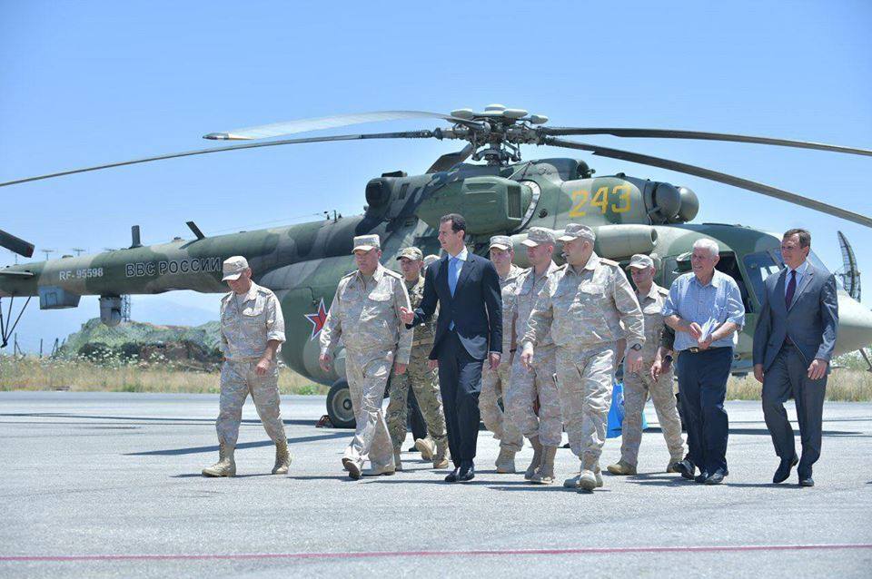 Bashar al-Assad at the Russian Khmeimim airbase - Syria, Russia, Politics, Khmeimim, Bashar al-Assad, Military, Technics, Longpost