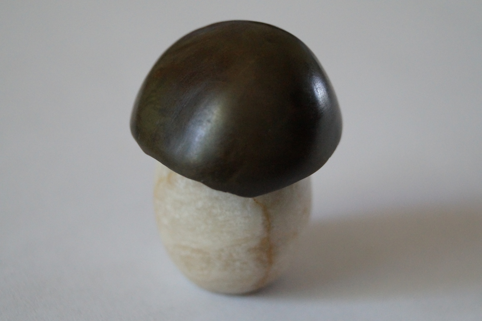 Stone mushrooms again - My, A rock, Mushrooms, Sculpture, With your own hands, Handmade, Handmade, Longpost