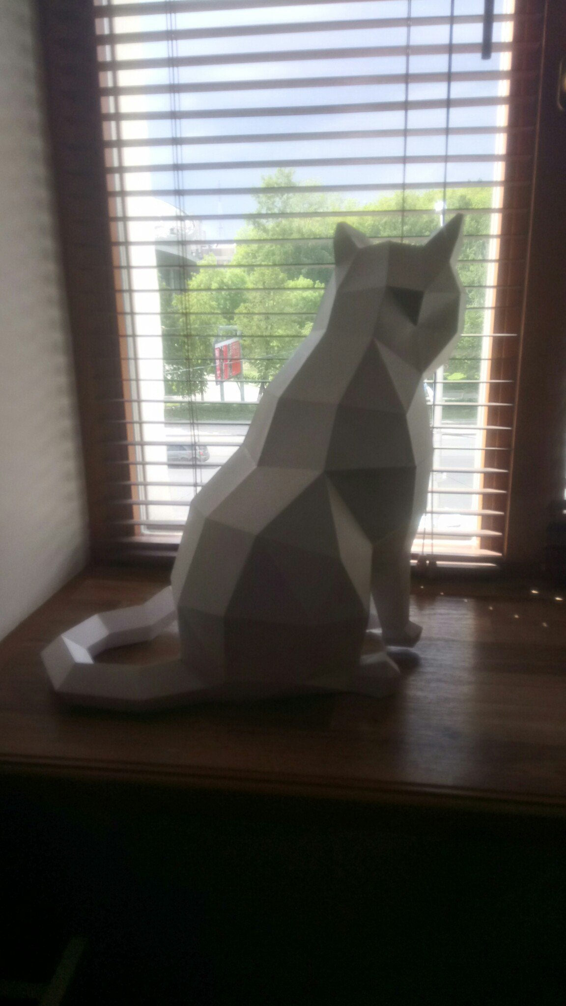 paper friend - My, Pepakura, cat, Paper, Longpost, Papercraft