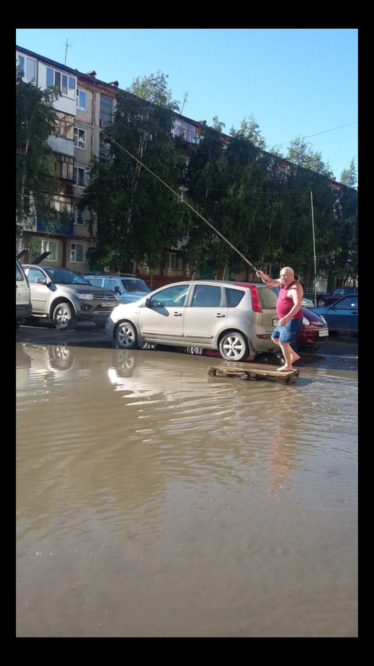 Ловись рыбка большая и маленькая ;) - Рыбалка, Рыбаки, Юмор, Язь, Двор, Длиннопост