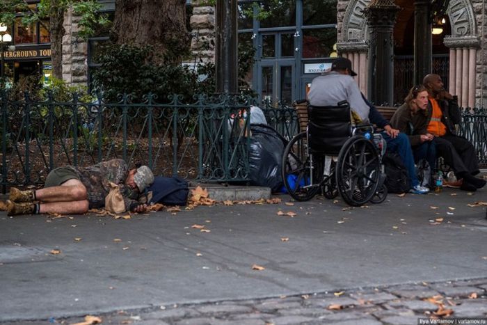 Seattle - homeless capital of the USA - America, USA, Seattle, Homeless, Bum, How people live, , The street, Longpost, Homeless people