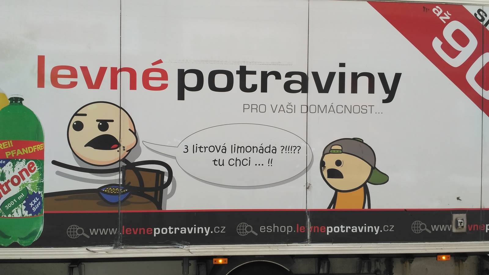 Cyanide and happiness on the streets of Pilsen. - My, Cyanide and Happiness, Czech, Soda, My