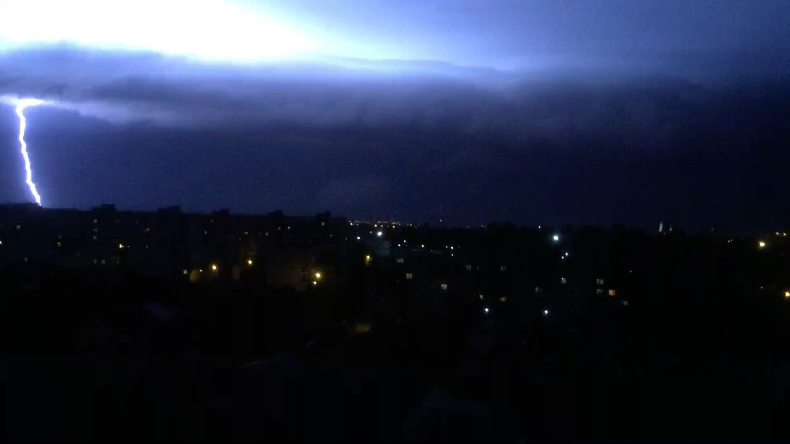 Thunderstorm in Tambov - My, Tambov, Nature, Bad weather