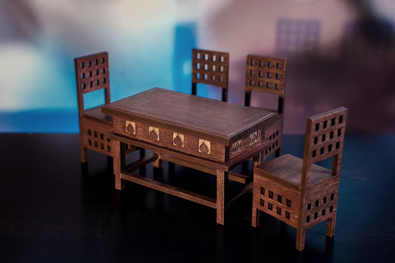 Мебель для куклы деревянная авторская