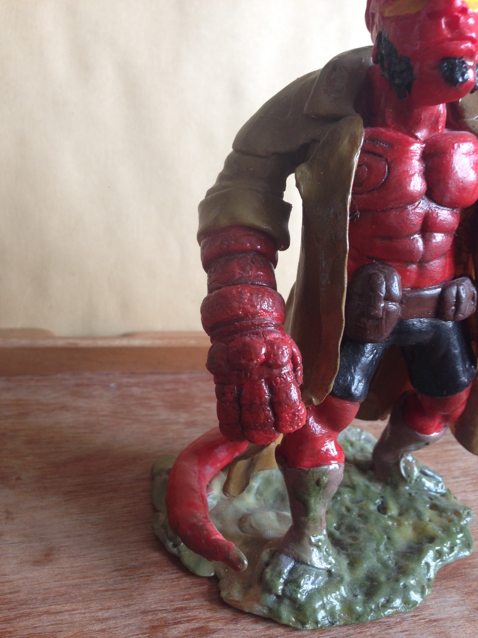 Rango and Hellboy from polymer clay - My, Hellboy, , Polymer clay, Polymer clay, Sculpting, Sculpture, Longpost