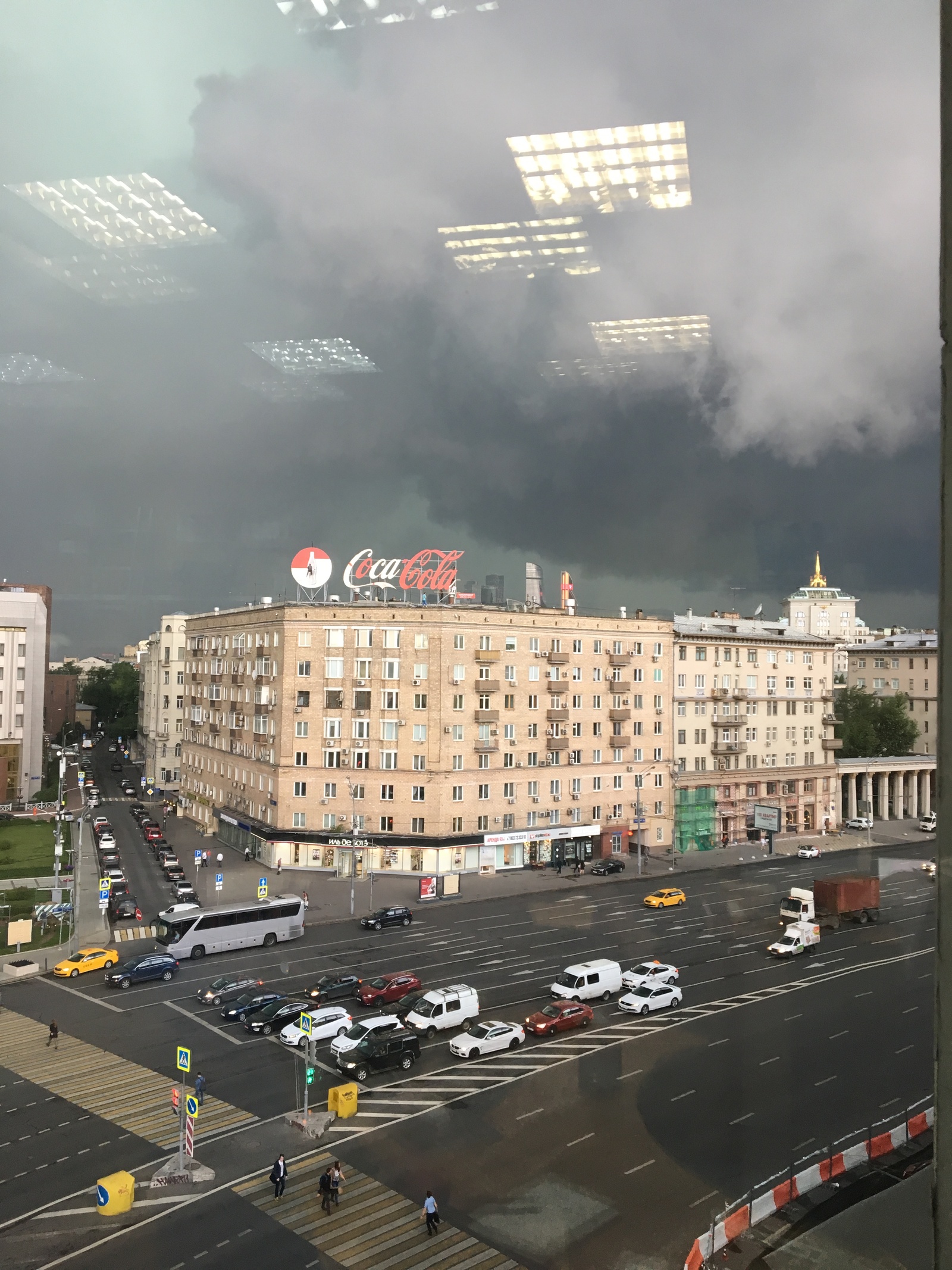 Тем временем в Москве - Моё, Москва, Гроза, МЧС, Дождь, Ураган, Длиннопост