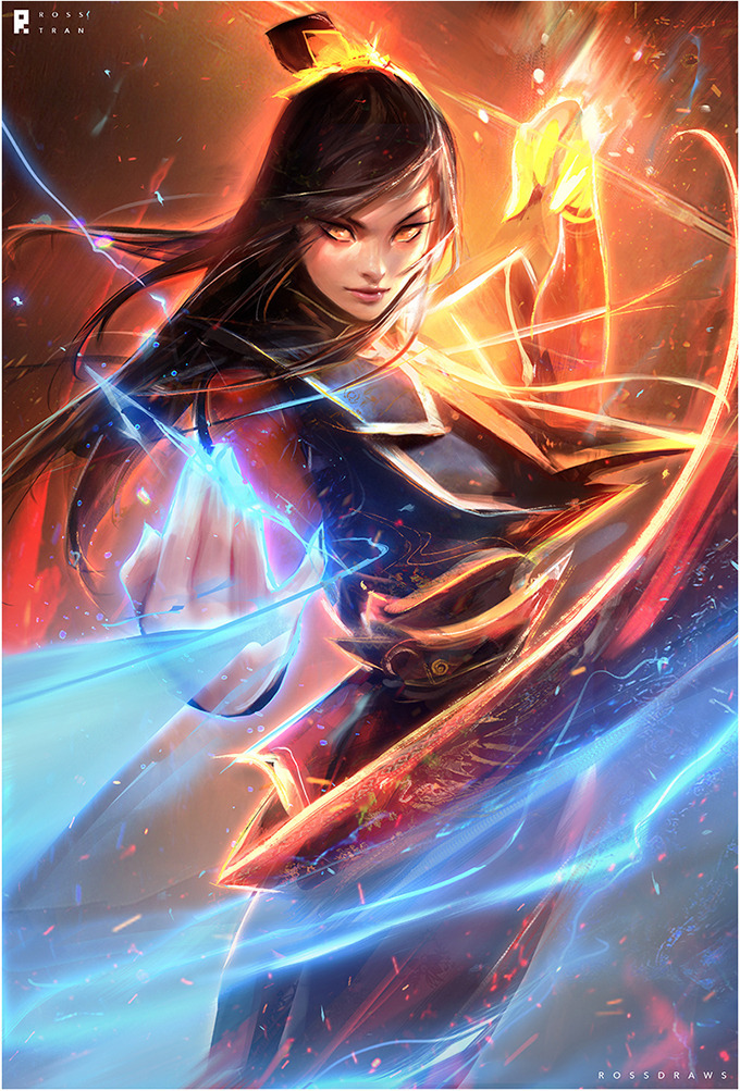 Azula - Art, Azula, Avatar: The Legend of Aang, Rossdraws