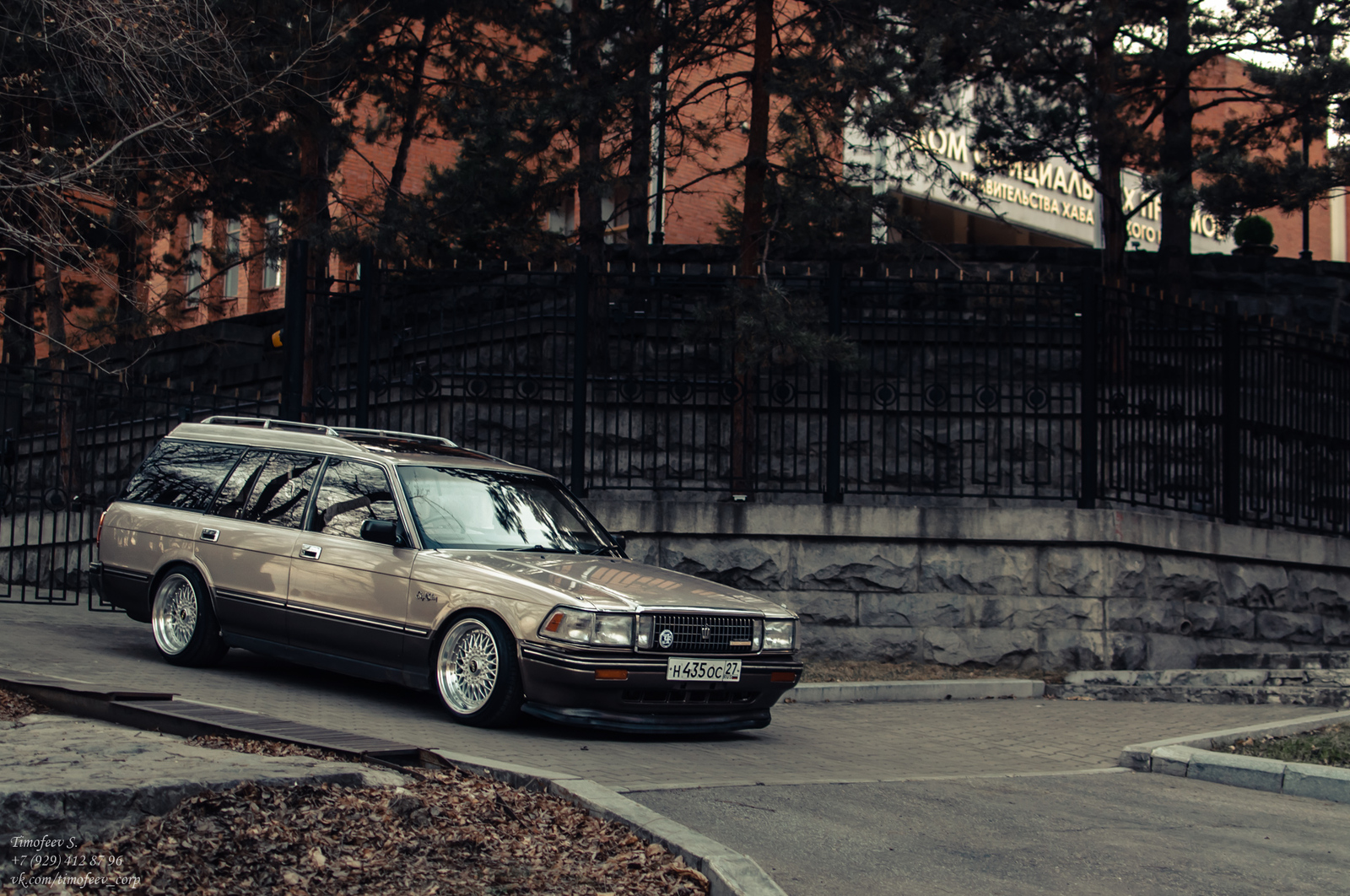 Toyota Crown Wagon '89 - My, Auto, Stance, Toyota crown, BBS, , , My, Longpost