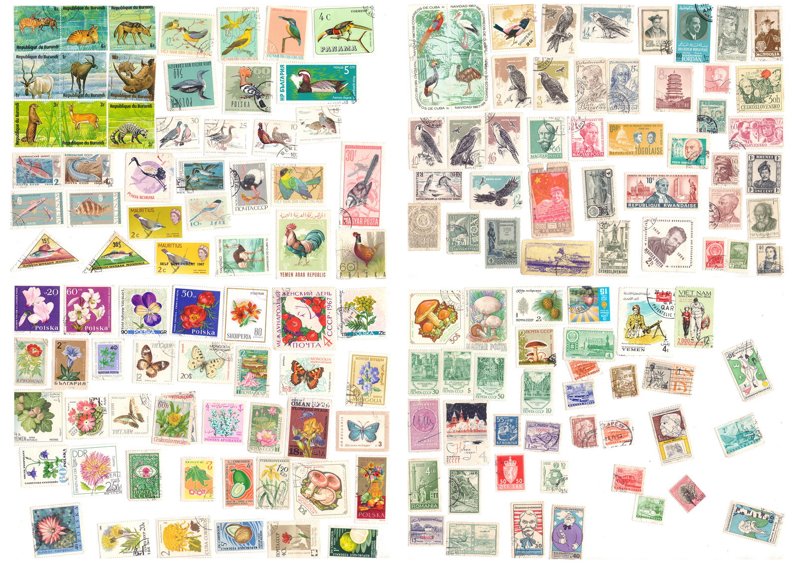 Soviet stamps. 1st topic (half of the collection) My post Marks of a friend! - My, Stamps, the USSR, , Collection, Collecting, , Nostalgia